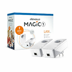 Devolo AG Kit de démarrage 2 adaptateurs CPL Devolo Magic 1 LAN Blanc