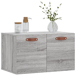 Avis Maison Chic Armoire murale,Meuble de Rangement pour salon,cuisine Sonoma gris 60x36,5x35 cm Bois d'ingénierie -MN47040