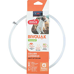 ZOLUX Collier lumineux pour chiens poils courts Bivouak bleu. Collier lumineux pour chiens poils courts Bivouak bleu