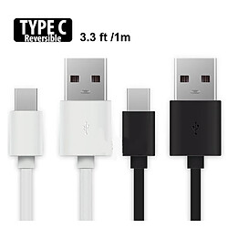 Little Boutik Câble Type C Synchro & Charge Universel pour Samsung / Sony / Wiko / LG /HUAWEI Couleur : NOIR