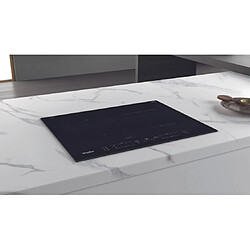 Table de cuisson à induction 65cm 4 feux 7200w noir - wlb4265bfixl - WHIRLPOOL pas cher