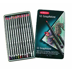 Derwent Graphitint Crayons de couleur Boîte métal de 12 (Import Royaume Uni) 