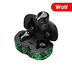 Universal TWS Gaming Bluetooth Headset Low Latency Wireless Headset LED Longue Durée de Vie Casque Basses Voix Positionnement Pubg Casque d'oreille Mipiblu Casque d'oreille 