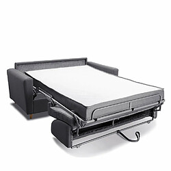 Acheter Inside 75 Canapé MEZZANO convertible EXPRESS matelas 16 cm sommier métal 140 cm tissu tweed gris graphite