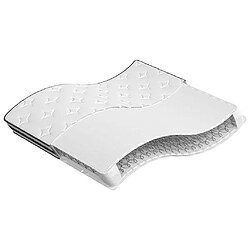 Maison Chic Matelas à ressorts bonnell moyen, Matelas doux pour chambre 200x200 cm -GKD74425