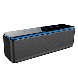 Yonis Enceinte Bluetooth Tactile Subwoofer Autonomie 20h Mic Intégré Enceinte Bluetooth Tactile Portable Avec Subwoofer Et Micro Intégré Noir YONIS