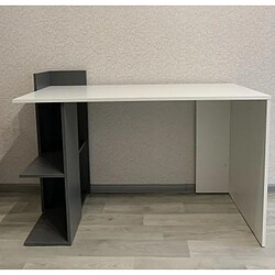 Mpc Table de travail blanche anthracite 120,6 x 84,3 x 56,8 cm (LxHxP) 