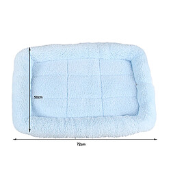 Acheter Super doux lavable pet chat chien coussin dentelle mat pad chaud l bleu