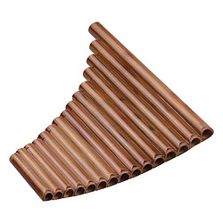 Justgreenbox 15 Pipe Pan Flute G Key Pipes Pipes de Pan en bambou naturel Instrument à vent traditionnel chinois avec sac de transport - 1005001639226709