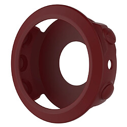 Wewoo Boîtier de montre Étui de protection en silicone Smart Watchhôte non inclus pour Garmin Fenix 5 rouge foncé