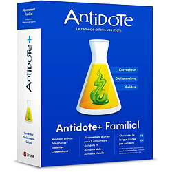 MYSOFT Antidote+ Familial - Abonnement 1 an - 5 utilisateurs (Antidote 11 + Antidote Web + Antidote Mobile)