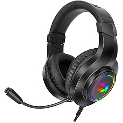 Casque Gamer Redragon HYLAS (H260RGB) avec micro intégré, réglage volume et retroéclairage RGB, haut-parleurs 50 mm 