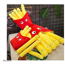 Acheter Universal Animaux peluches 50cm oreiller frites imitation nourriture oreiller frites pizza peluche poupée enfant anniversaire cadeau de noël(Rouge)