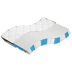 Maison Chic Matelas à ressorts ensachés moyen plus, Matelas doux 140x200 cm -GKD61933