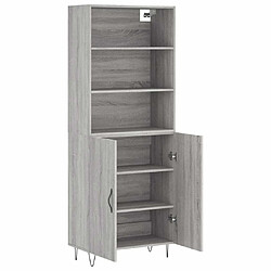 Acheter Maison Chic Buffet,Meuble de Rangement,commode pour salon,Cuisine Sonoma gris 69,5x34x180 cm Bois d'ingénierie -MN95536