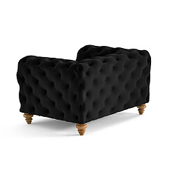 Avis Lisa Design Walter - fauteuil chesterfield en velours - pieds bois