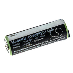 vhbw batterie compatible avec Moser ChroMini 1591, 1591B, 1591Q rasoir tondeuse à cheveux (1200mAh, 1,2V, NiMH)