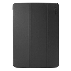 Wewoo Coque noir pour iPad Pro 10.5 pouces Texture en peau d'agneau + étui de fond en silicone horizontale Flip en cuir avec trois pliage titulaire et fonction de sommeil