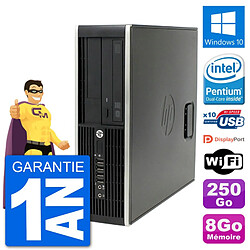 PC HP Compaq Pro 6300 SFF Intel G630 RAM 8Go Disque Dur 250Go Windows 10 Wifi - Occasion