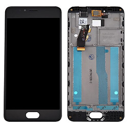 Wewoo Pièce détachée Meizu M5s / noir Meilan 5s écran LCD + tactile Digitizer Assemblée avec cadre