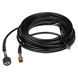 vhbw Tuyau de rallonge 20 m compatible avec Kärcher K 2.99 M plus, K 2.99 M plus T 50 nettoyeur haute pression avec connexion M22 x 1,5, noir