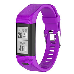 Wewoo Bracelet pour montre connectée en silicone avec Smartwatch Garmin Vivosmart HR + violet 