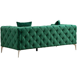 Acheter Hanah Home Canapé 2 places en tissu Como vert.