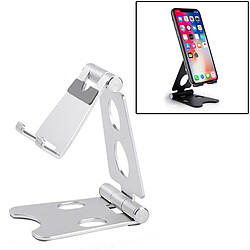 Wewoo Support pour tablette de bureau mobile en alliage d'aluminium ROOSTAND R2 à double pliage paresseuxtaille 6.4x7x9cm Argent 