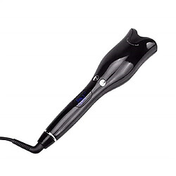 Wewoo Fer à friser Friseur à cheveux Permanente Outils De Curling Baguette bigoudi titane automatique pour salon magiques rotatifs, prise standard: EU (noir) 