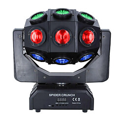 POWER LIGHTING SPIDER CRUNCH - Effet à LED CREE 18x10W 4EN1 RGBW 