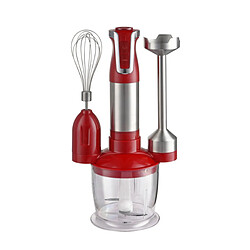 Mixeur plongeant Royalty Line Rouge 800 W 