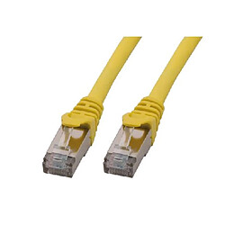 Cordon de brassage RJ45 CAT 6 A S/FTP LSZH MCL 2m Jaune