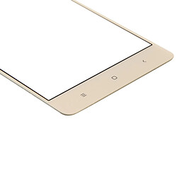 Wewoo Pièce détachée pour Xiaomi Redmi 3 or / 3s écran tactile (seul sans le LCD) Digitizer Assemblée Remplacement pas cher