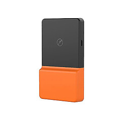 Universal Banque d'alimentation sans fil YYH-QI 3000mAh, chargeur de banque d'alimentation externe portable, compact et compatible avec l'iPhone X XS, les appareils Samsung, Orange 