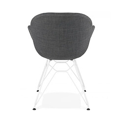 Kokoon Design Fauteuil design LIDER DARK GREY 59x57,5x85 cm pas cher