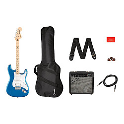 Affinity Stratocaster HSS Pack Maple Lake Placid Blue + Gig Bag + Ampli Frontman 15G Squier by FENDER 