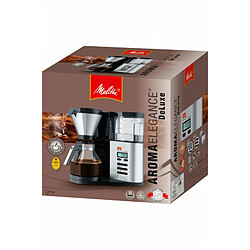 Acheter Cafetière programmable MELITTA Aroma Elegance De Luxe - Noir - Capacité 12 tasses - 1520 watts