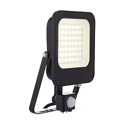 Avis Saxby Peinture noire mate de lumière d'inondation extérieure de la priorité 30W IP65 30W de PIR