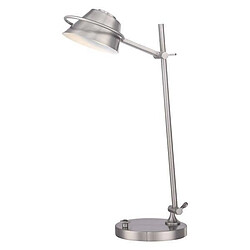 Elstead Lighting Lampe de bureau à 7 ampoules DEL, nickel brossé