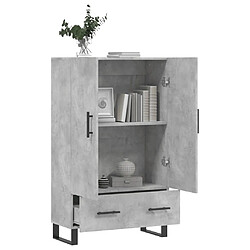 Acheter Maison Chic Buffet,Meuble de Rangement,commode pour salon,Cuisine gris béton 69,5x31x115 cm bois d'ingénierie -MN27814