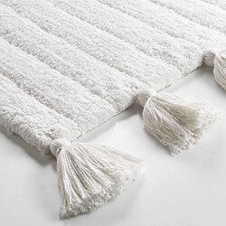 Acheter Douceur D'Interieur Tapis de bain Manteca en coton tufté - 50 x 80 cm - Blanc