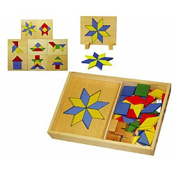 Sapin Malin - SM16162 - Puzzle - Atelier Mosaïques - Bois - 68 Pièces 