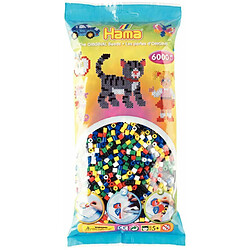 Sachet de 6000 perles Midi Multi-couleurs - Hama