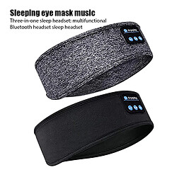 GUPBOO Casque sans fil Bluetooth écouteurs de sommeil casque de musique doux élastique confortable casque de musique Mp3 sommeil latéral 