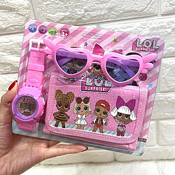 Universal Lol Surprise Doll Children's montre, portefeuille, cadeau d'anniversaire set 