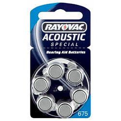 Rayovac - 4600945416 - Pile Auditive Acoustic N°675 