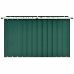 Avis Helloshop26 Coffre boîte meuble de jardin rangement vert 149 x 99 x 93 cm 02_0013127