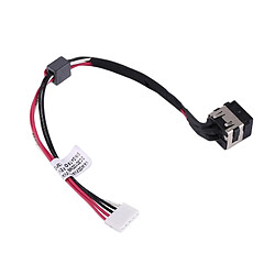 Avis Wewoo Pour Dell Inspiron 15/3521/3537 & 15R / 5521/5537 & 17R / 5721 Câble d'alimentation Connecteur Jack flexible Flex Cable pièce détachée