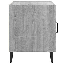 Acheter Maison Chic Table de chevet,Table de nuit,Table d'appoint pour salon Sonoma gris Bois d'ingénierie -MN67192