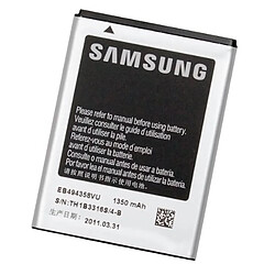 Caseink Batterie d Origine Samsung EB494358VU Pour Galaxy Ace / Pro / Fit / Gio (1350 mAh) 